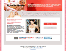 Tablet Screenshot of hotwifehouse.com